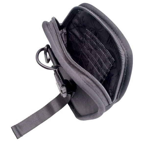 NWT Kreepsville666 80’s Inspired Elvira Coffin Shaped Neoprene Clip Pouch - Picture 3 of 4